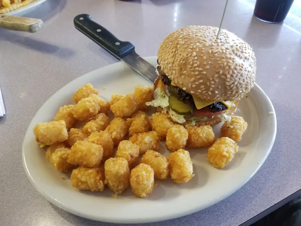 Bacon Cheeseburger with Tater Tots